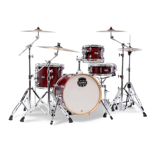 Mapex Mars Maple 4pc Bop Drum Set Merlot Satin