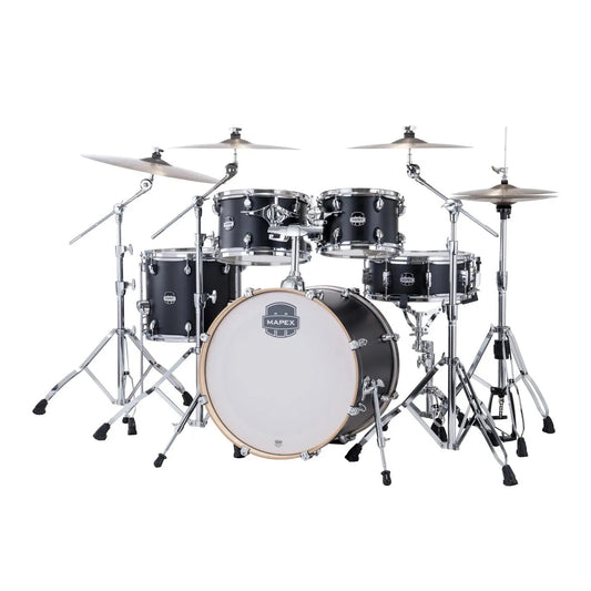 Mapex Mars Maple 5pc Fusion Drum Set Matte Black