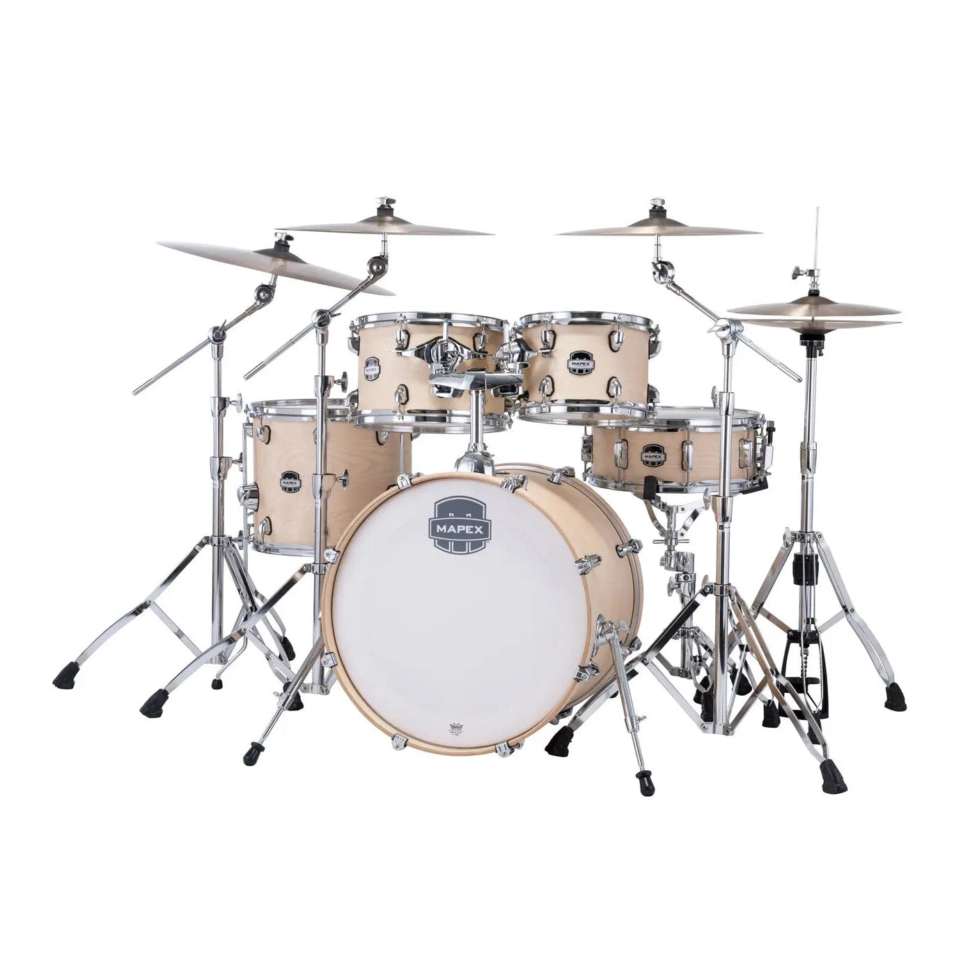 Mapex Mars Maple 5pc Fusion Drum Set Natural Satin