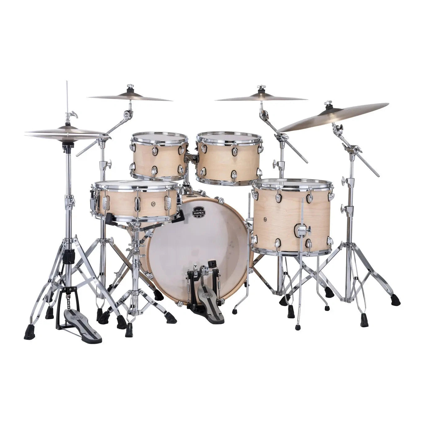 Mapex Mars Maple 5pc Fusion Drum Set Natural Satin