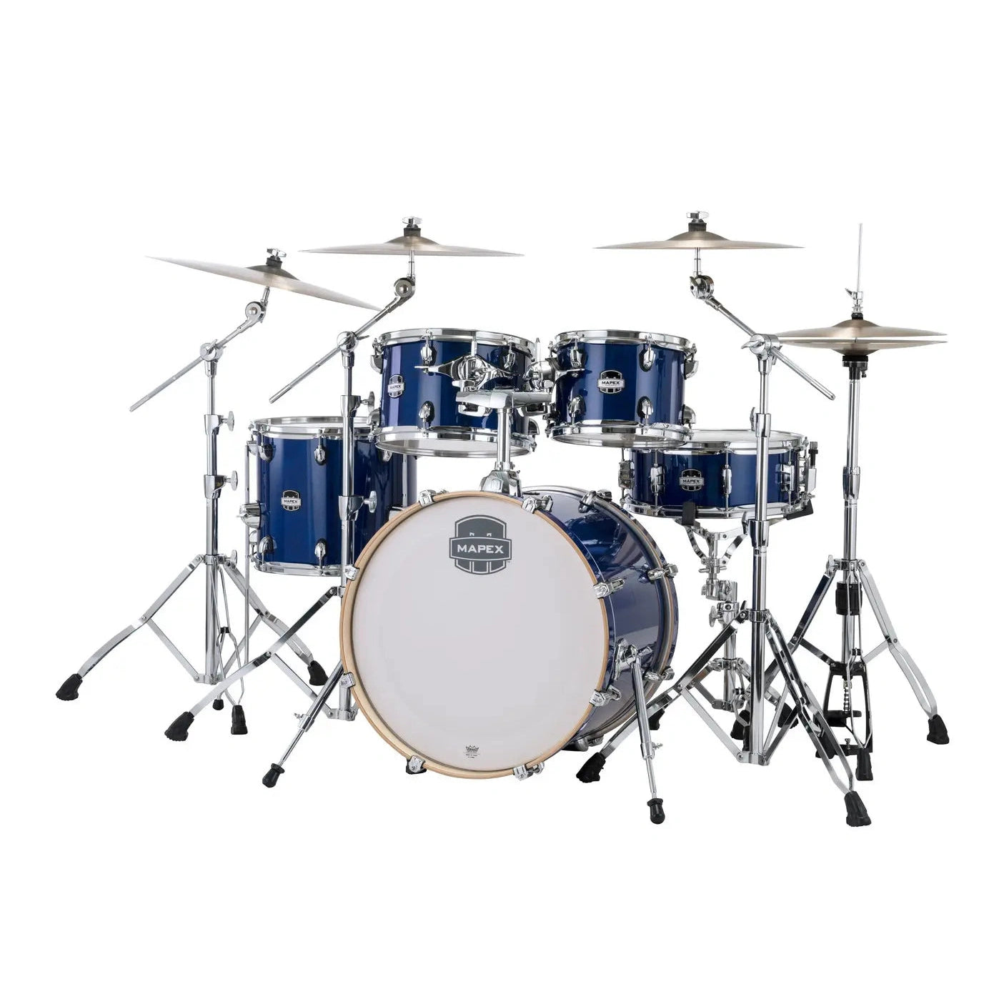 Mapex Mars Maple 5pc Fusion Drum Set Midnight Blue Mapex Mars Maple 5pc Fusion Drum Set Midnight Blue
