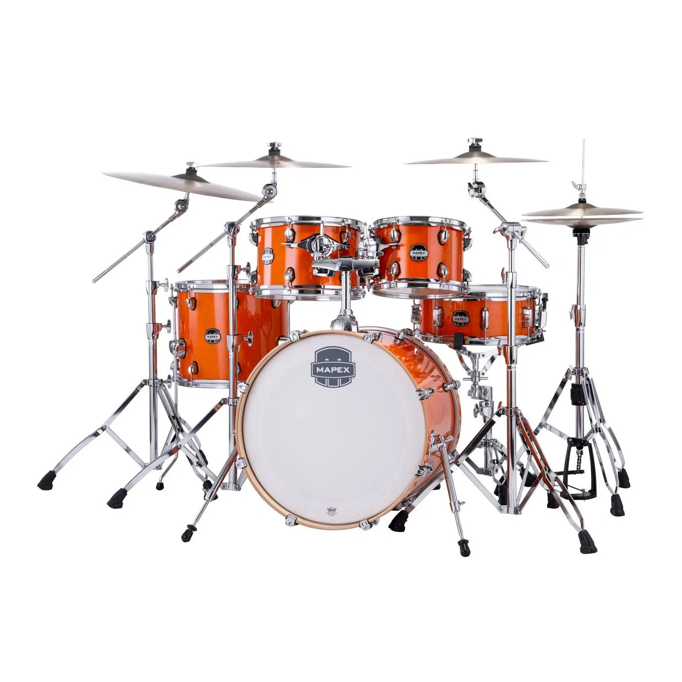 Mapex Mars Maple 5pc Fusion Drum Set Glossy Amber
