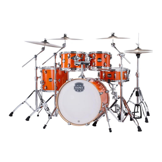 Mapex Mars Maple 5pc Fusion Drum Set Glossy Amber
