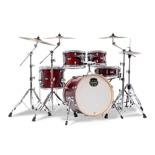 Mapex Mars Maple 5pc Fusion Drum Set Merlot Satin