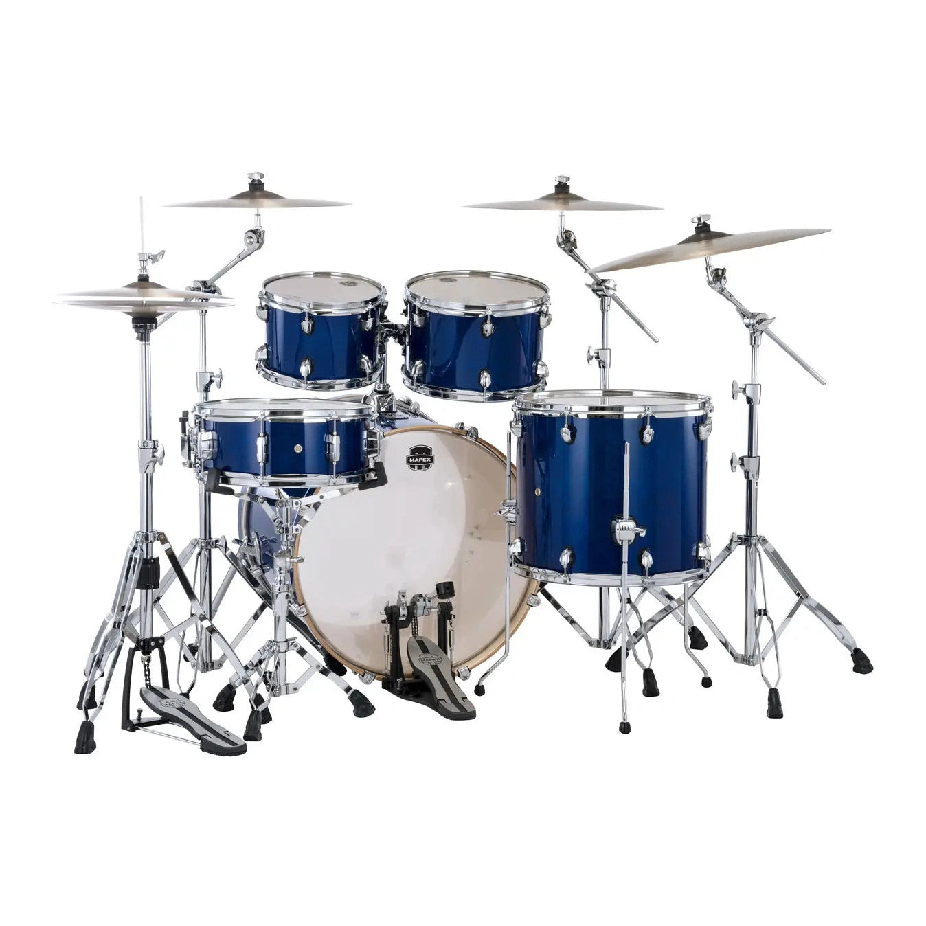 Mapex Mars Maple 5pc Rock Drum Set Midnight Blue