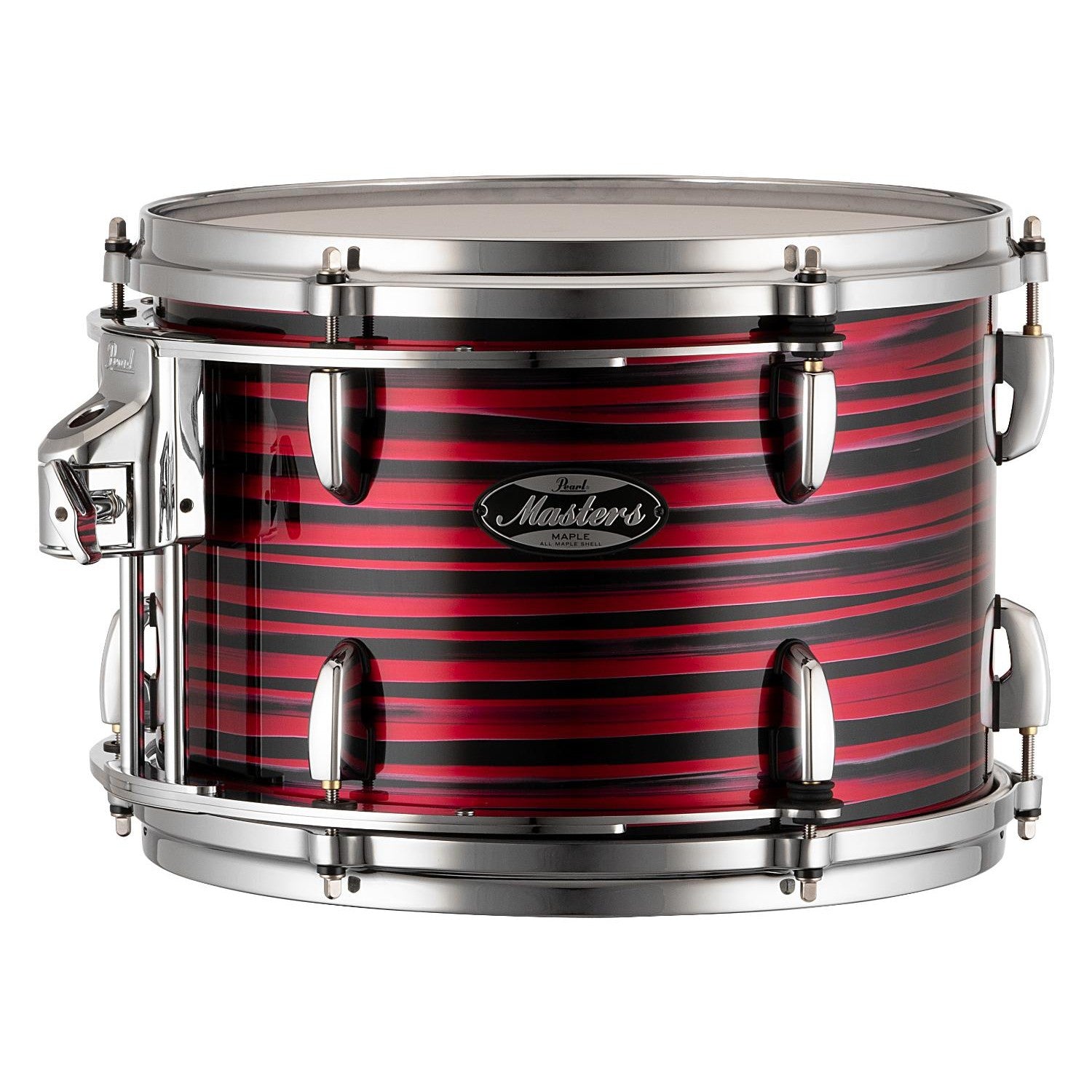 Pearl Masters Maple MM6 Tom 13x9 w/L-Bracket R2 Mount Red Oyster Swirl - Drum Center Of Portsmouth