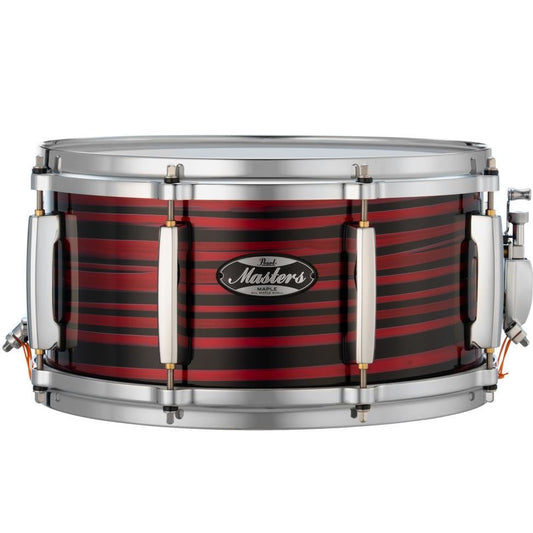 Pearl Masters Maple MM6 Snare Drum 13x6.5 Red Oyster Swirl - Drum Center Of Portsmouth