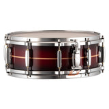 Pearl Masters Maple MM6 Snare Drum 14x5 Red Burst Stripe - Drum Center Of Portsmouth