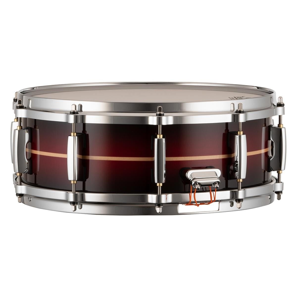 Pearl Masters Maple MM6 Snare Drum 14x5 Red Burst Stripe - Drum Center Of Portsmouth