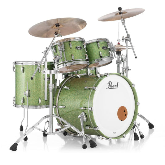 Pearl Masters Maple MM6 4pc Drum Set w/22x16BD w/L-Bracket R2 Mounts Shimmer of Oz - Drum Center Of Portsmouth