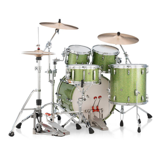 Pearl Masters Maple MM6 4pc Drum Set w/22x16BD w/L-Bracket R2 Mounts Shimmer of Oz - Drum Center Of Portsmouth