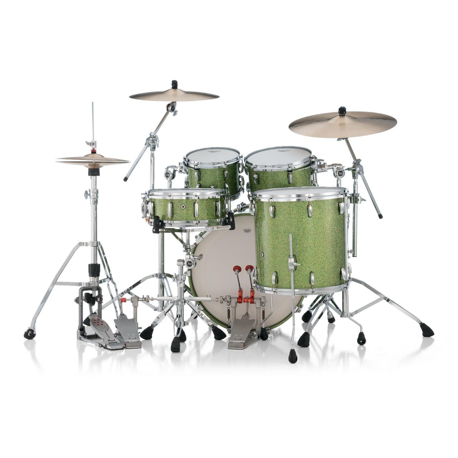 Pearl Masters Maple MM6 4pc Drum Set w/22x16BD w/Standard R2 Mounts Shimmer of Oz - Drum Center Of Portsmouth