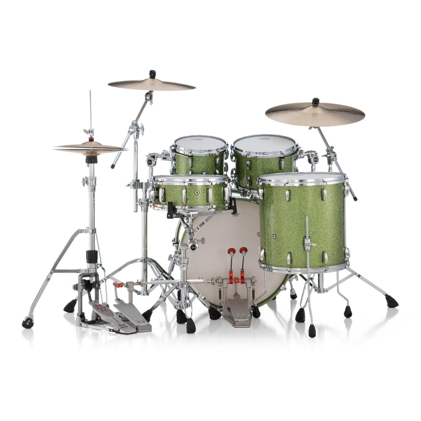 Pearl Masters Maple MM6 4pc Drum Set w/22x16BD w/Standard R2 Mounts Shimmer of Oz - Drum Center Of Portsmouth