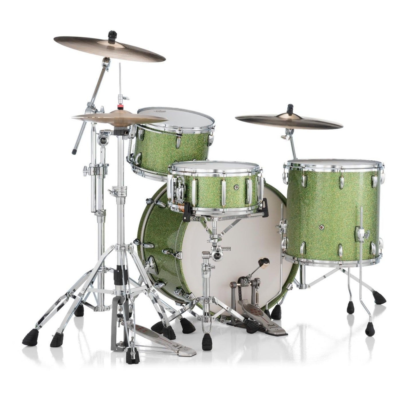 Pearl Masters Maple MM6 3pc Drum Set 24/13/16 w/Standard R2 Mounts Shimmer of Oz - Drum Center Of Portsmouth