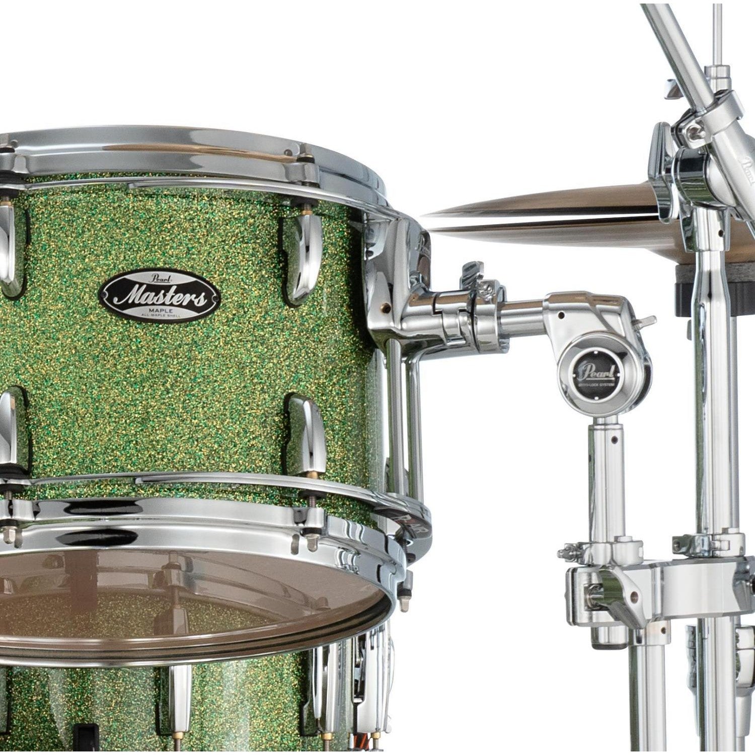 Pearl Masters Maple MM6 3pc Drum Set 24/13/16 w/Standard R2 Mounts Shimmer of Oz - Drum Center Of Portsmouth
