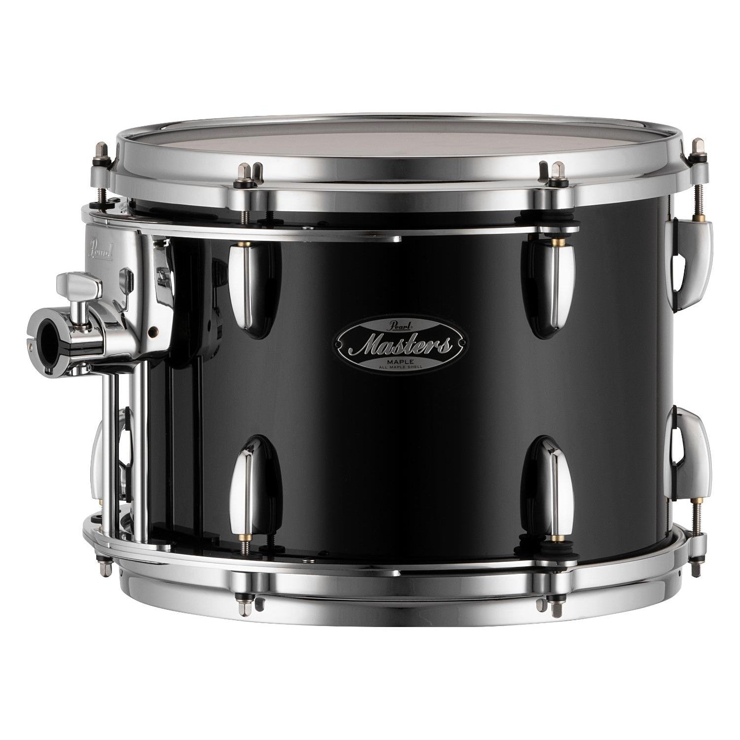 Pearl Masters Maple MM6 Tom 12x9 w/Standard R2 Mount Piano Black - Drum Center Of Portsmouth