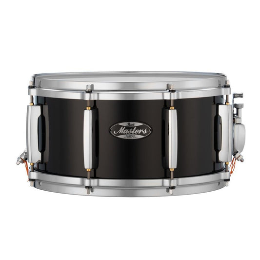Pearl Masters Maple MM6 Snare Drum 13x6.5 Piano Black - Drum Center Of Portsmouth