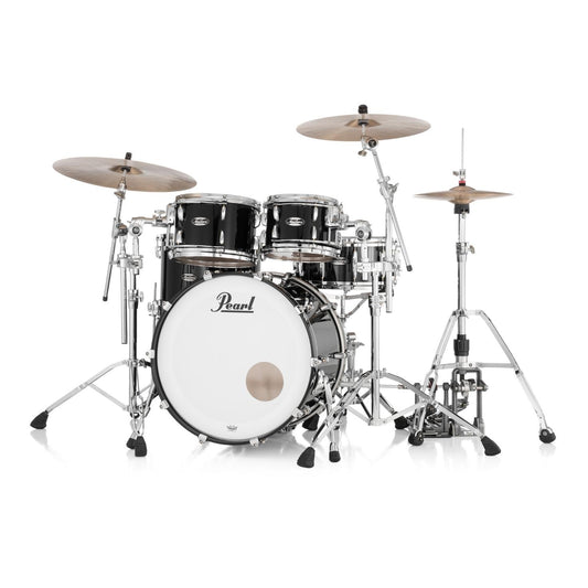 Pearl Masters Maple MM6 4pc Drum Set w/22x16BD w/Standard R2 Mounts Piano Black - Drum Center Of Portsmouth