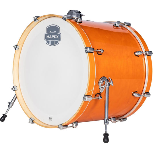 Mapex Mars Maple Bass Drum 22x18 Glossy Amber, No Mount