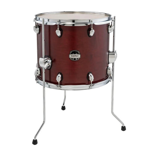 Mapex Mars Maple Floor Tom 14x14 Merlot Satin - Drum Center Of Portsmouth