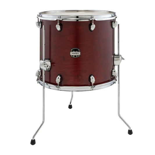 Mapex Mars Maple Floor Tom 18x16 Merlot Satin - Drum Center Of Portsmouth