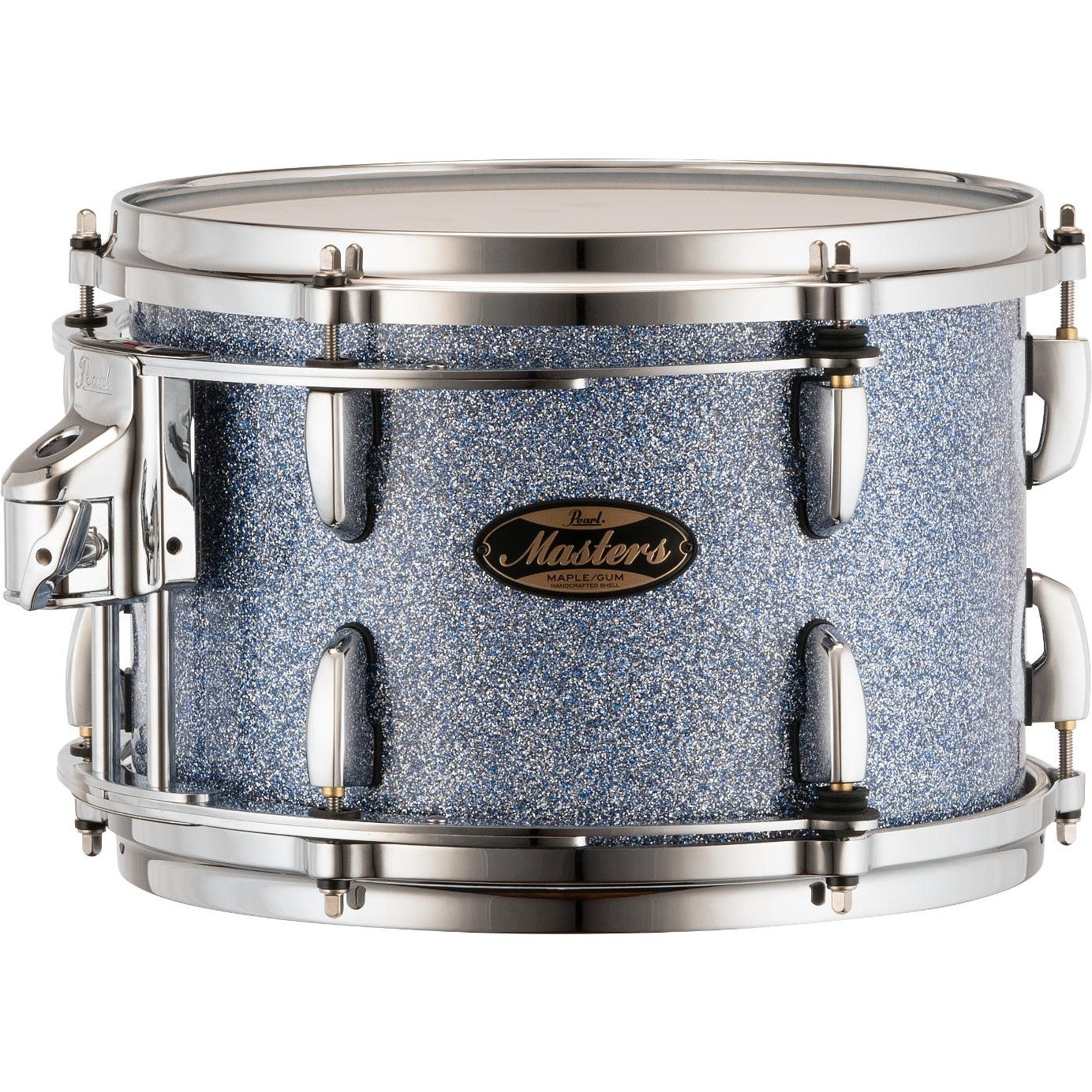 Pearl Masters Maple/Gum Tom 12x8 w/L-Bracket R2 Mount Crystal Rain - Drum Center Of Portsmouth
