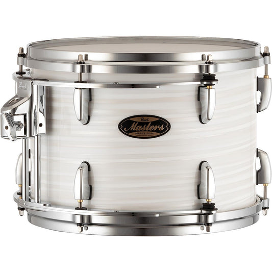 Pearl Masters Maple/Gum Tom 13x9 w/L-Bracket R2 Mount White Ice Swirl - Drum Center Of Portsmouth