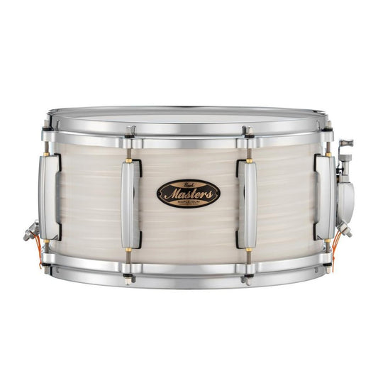 Pearl Masters Maple/Gum Snare Drum 13x6.5 White Ice Swirl - Drum Center Of Portsmouth