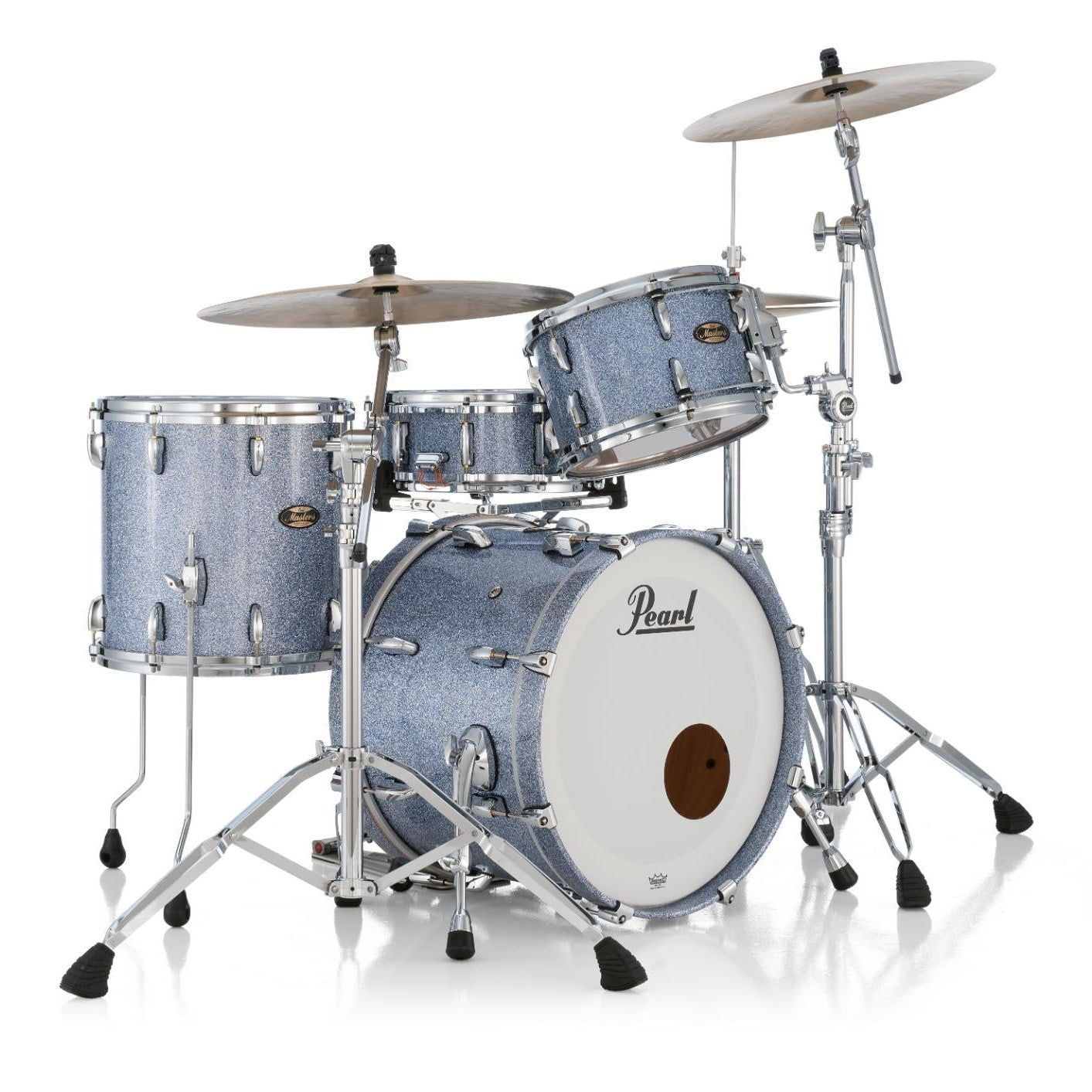 Pearl Masters Maple Gum 3pc Drum Set Crystal Rain 20/12/14 - Drum Center Of Portsmouth