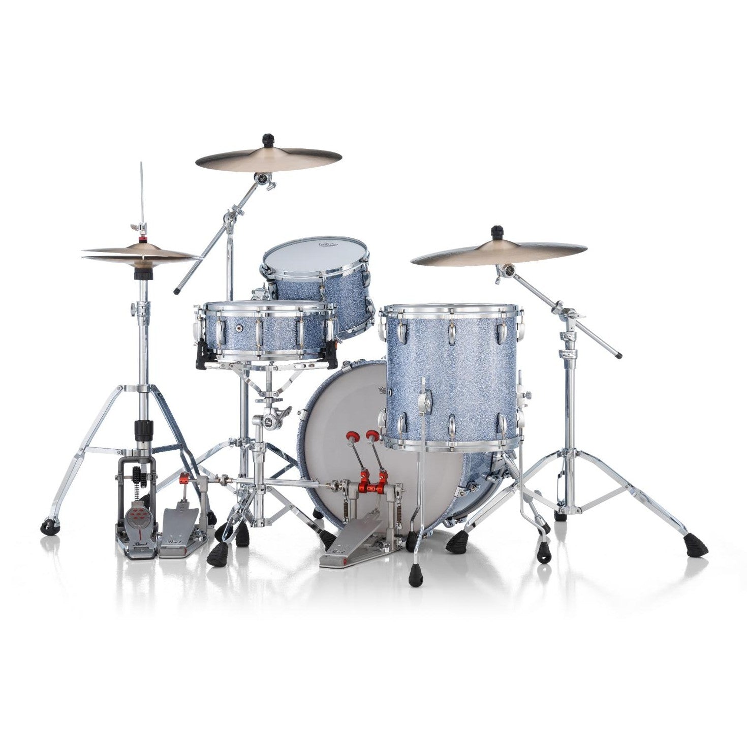 Pearl Masters Maple Gum 3pc Drum Set Crystal Rain 20/12/14 - Drum Center Of Portsmouth