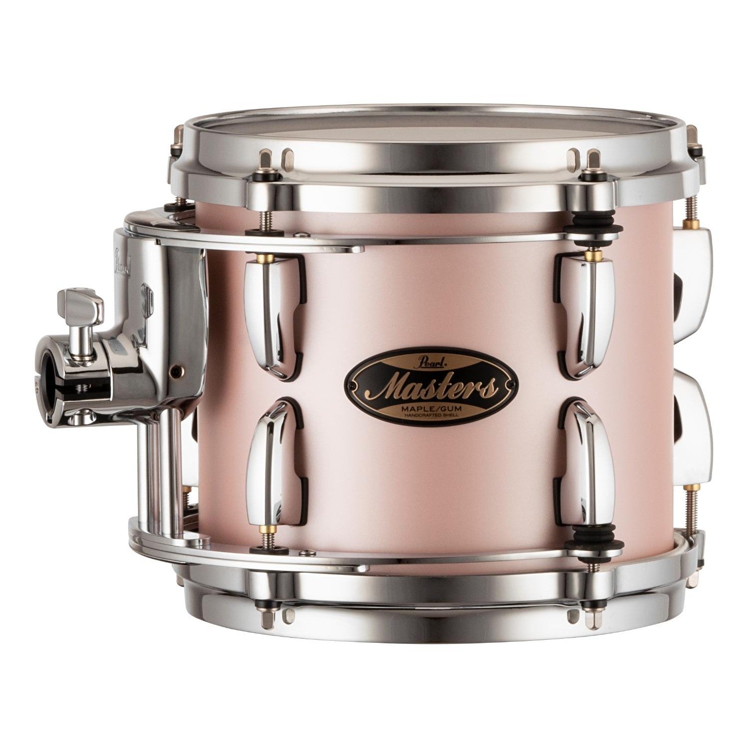 Pearl Masters Maple/Gum Tom 8x7 w/Standard R2 Mount Satin Rose Gold - Drum Center Of Portsmouth
