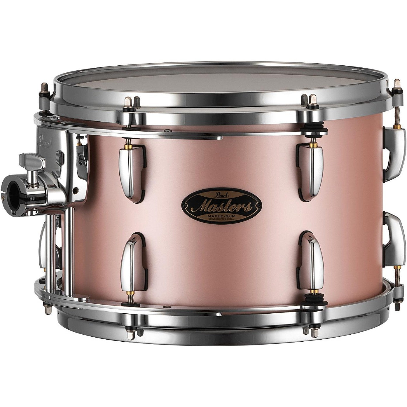 Pearl Masters Maple/Gum Tom 12x8 w/Standard R2 Mount Satin Rose Gold - Drum Center Of Portsmouth