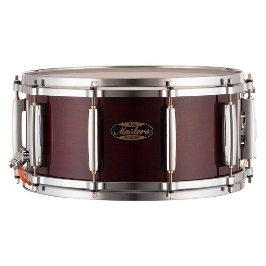 Pearl Masters Maple/Gum Snare Drum 14x6.5 Wine Red - Drum Center Of Portsmouth