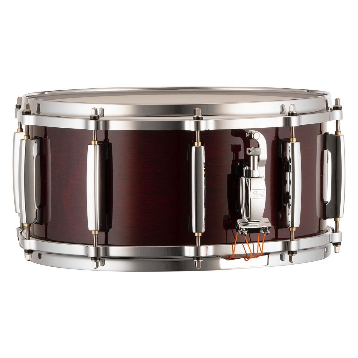 Pearl Masters Maple/Gum Snare Drum 14x6.5 Wine Red - Drum Center Of Portsmouth