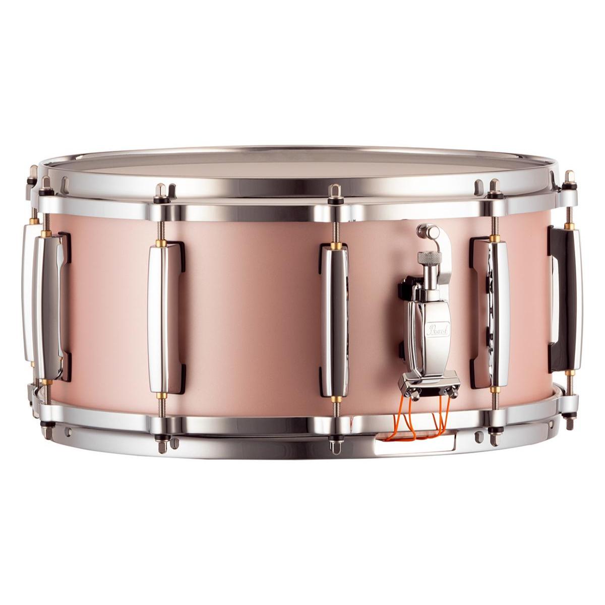 Pearl Masters Maple/Gum Snare Drum 14x5 Satin Rose Gold - Drum Center Of Portsmouth