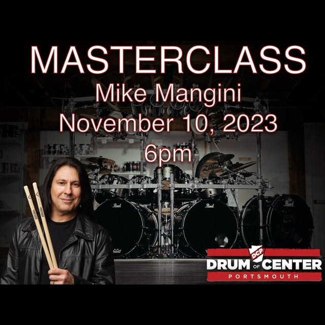 DCP Small Masterclass with Mike Mangini - November 10, 2023 at 6pm