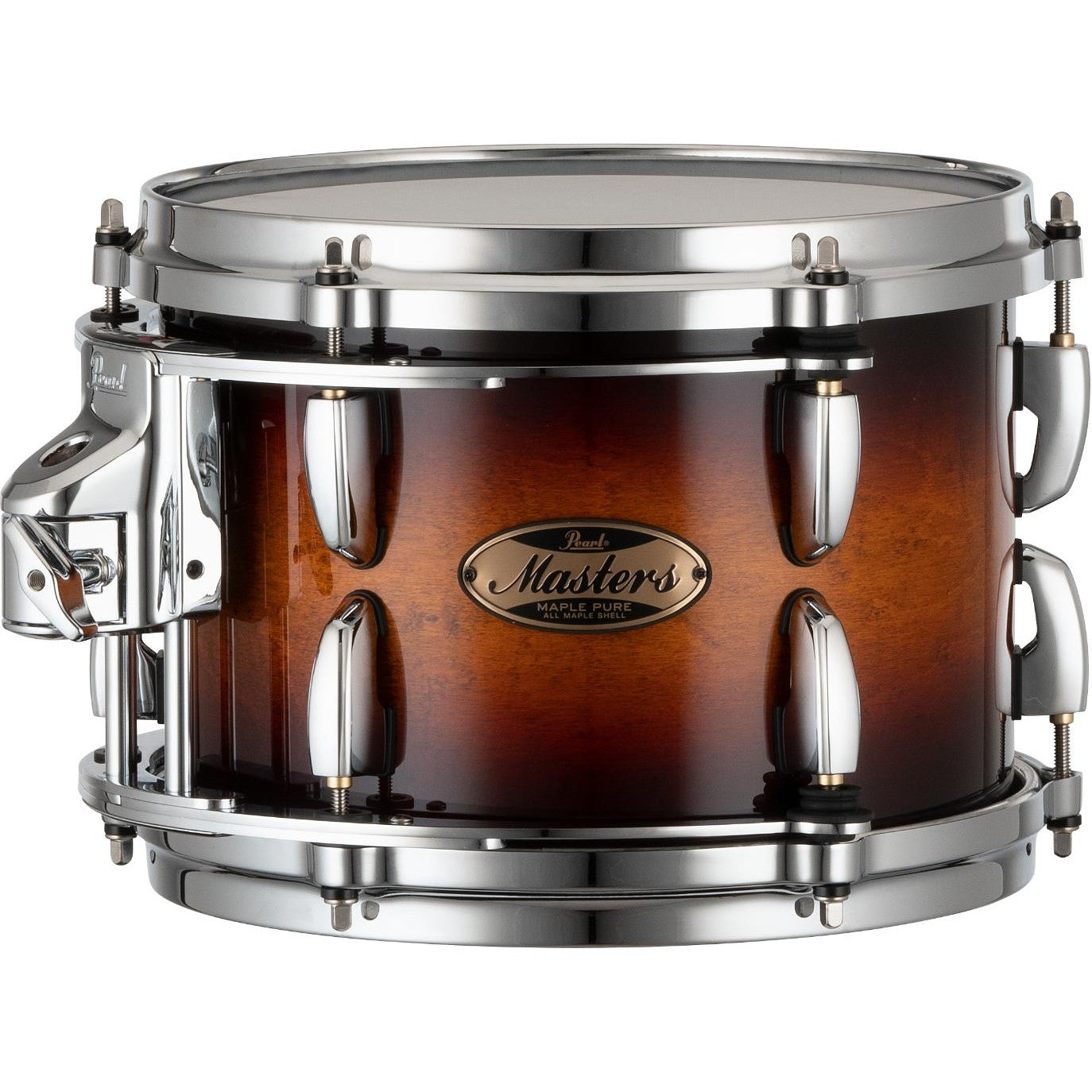 Pearl Masters Maple Pure Tom 10x7 w/L-Bracket R2 Mount Vintage Tobacco Burst - Drum Center Of Portsmouth