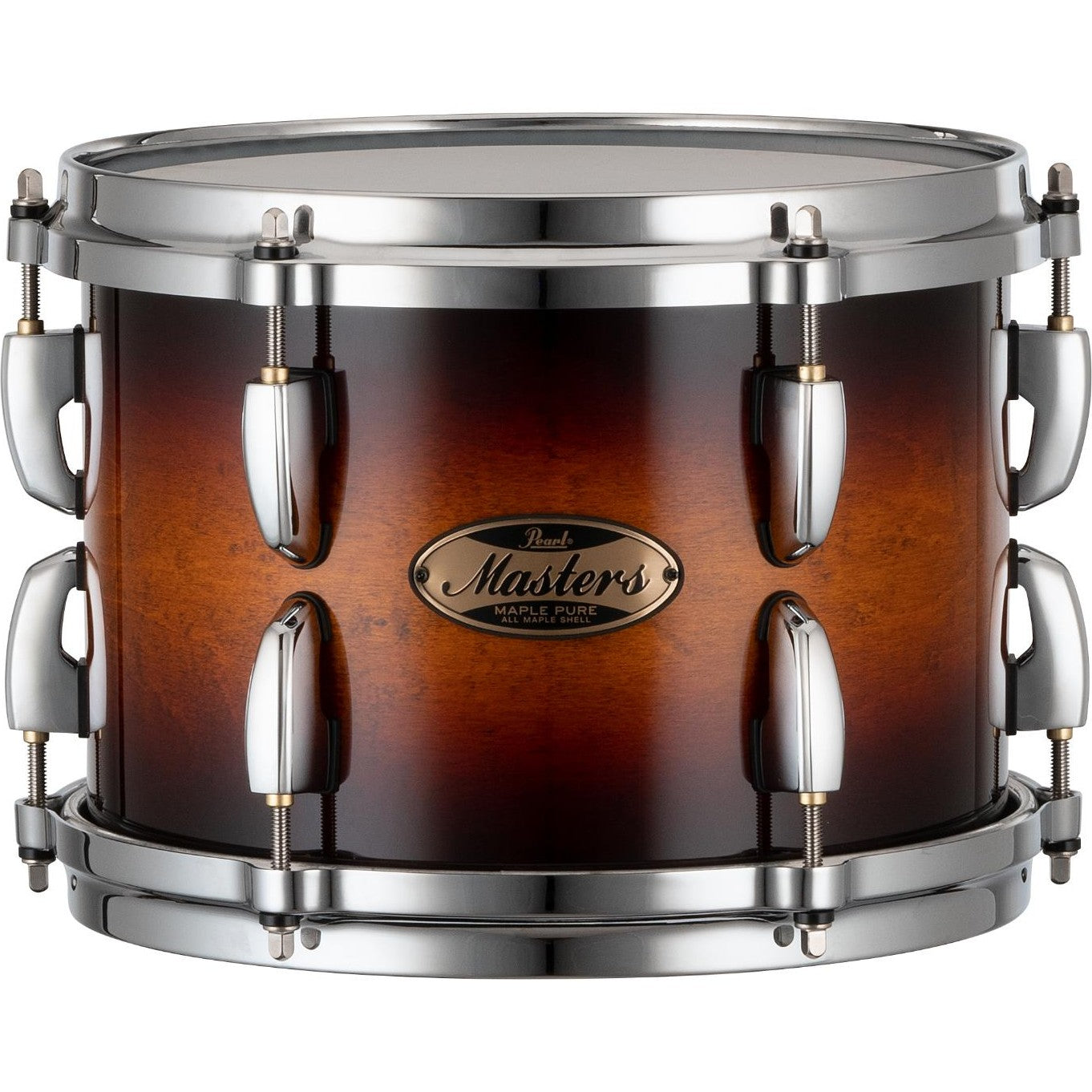 Pearl Masters Maple Pure Tom 10x7 w/L-Bracket R2 Mount Vintage Tobacco Burst - Drum Center Of Portsmouth