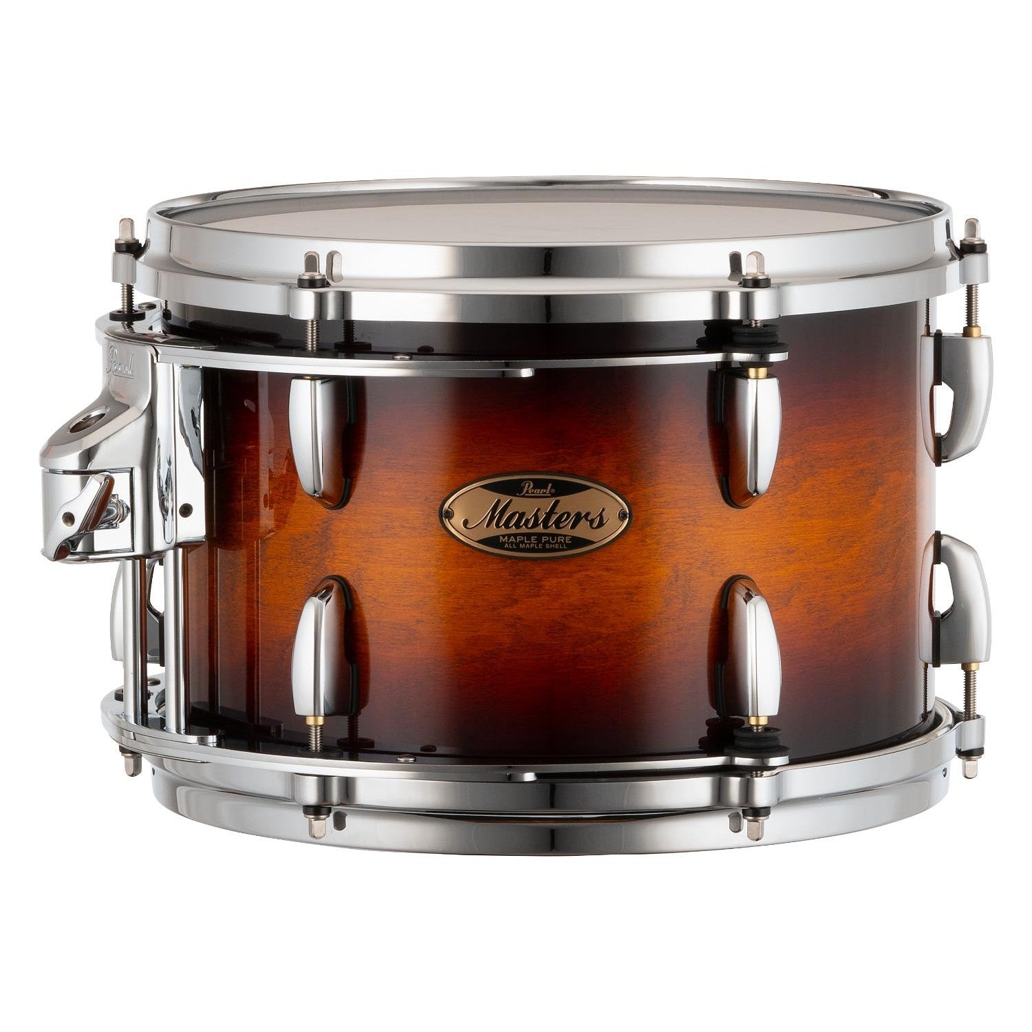 Pearl Masters Maple Pure Tom 12x8 w/L-Bracket R2 Mount Vintage Tobacco Burst - Drum Center Of Portsmouth