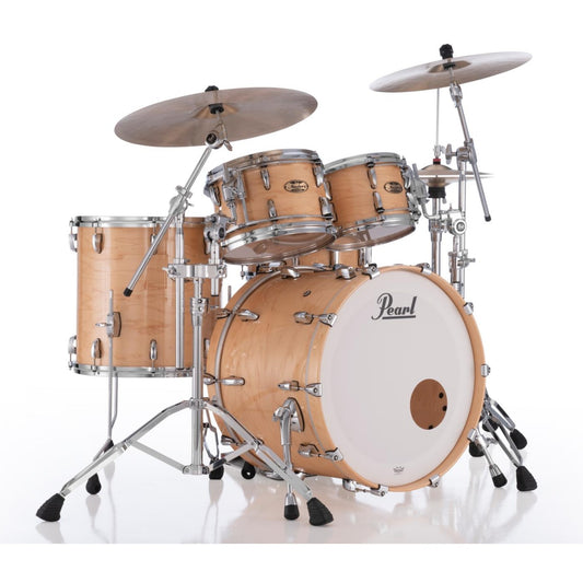 Pearl Masters Maple Pure 4pc Drum Set w/22x18BD w/L-Bracket R2 Mounts Natural Maple - Drum Center Of Portsmouth