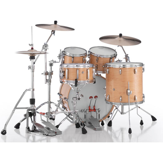 Pearl Masters Maple Pure 4pc Drum Set w/22x18BD w/L-Bracket R2 Mounts Natural Maple - Drum Center Of Portsmouth