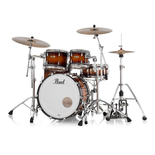 Pearl Masters Maple Pure 4pc Drum Set w/22x18BD w/Standard R2 Mounts Vintage Tobacco Burst - Drum Center Of Portsmouth