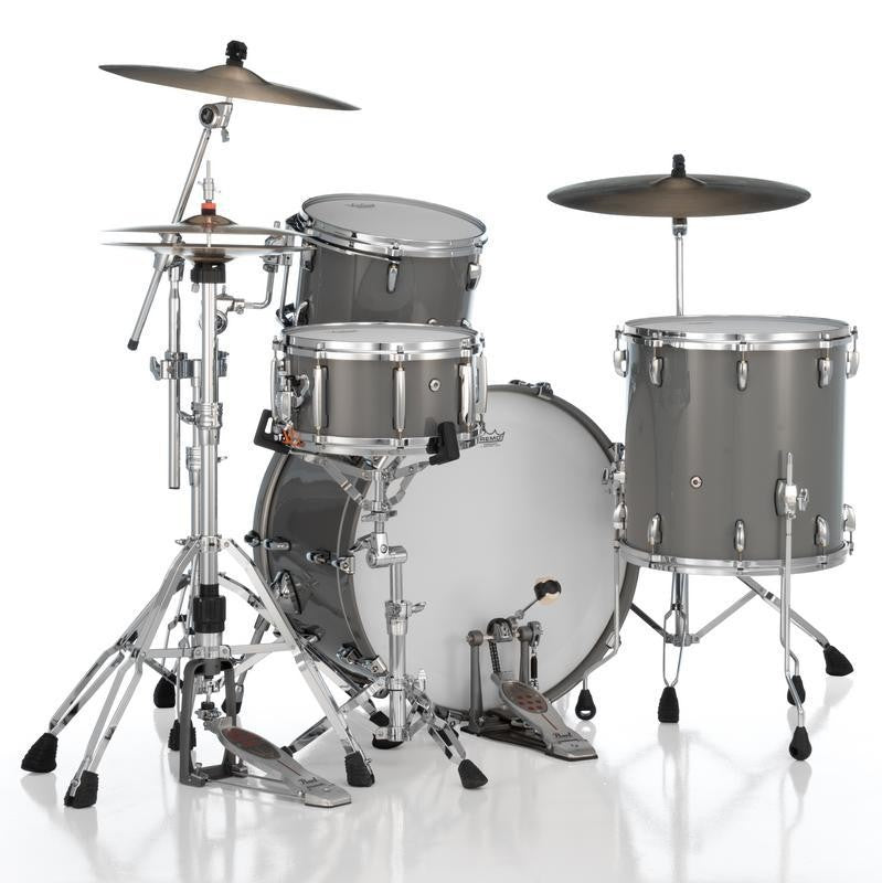 Pearl Masters Maple Pure 3pc Drum Set 24/13/16 w/L-Bracket R2 Mounts Putty Gray - Drum Center Of Portsmouth