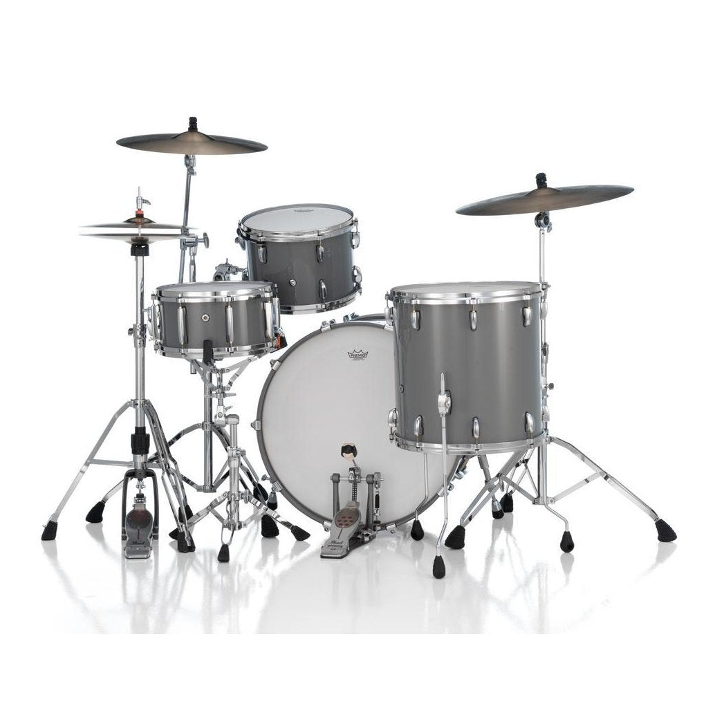 Pearl Masters Maple Pure 3pc Drum Set 24/13/16 w/L-Bracket R2 Mounts Putty Gray - Drum Center Of Portsmouth