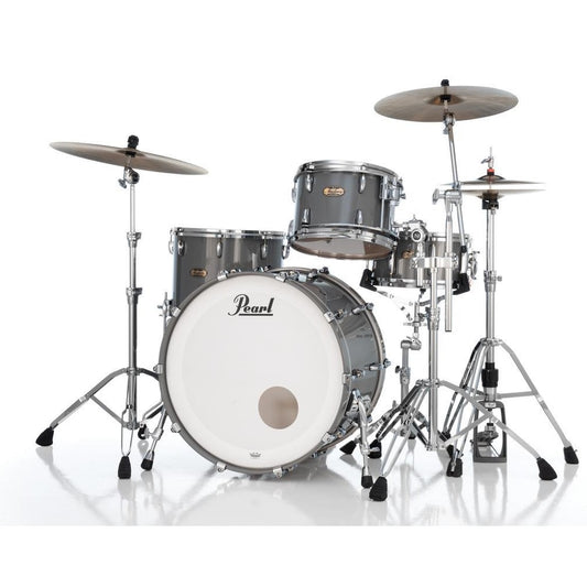 Pearl Masters Maple Pure 3pc Drum Set 24/13/16 w/L-Bracket R2 Mounts Putty Gray - Drum Center Of Portsmouth