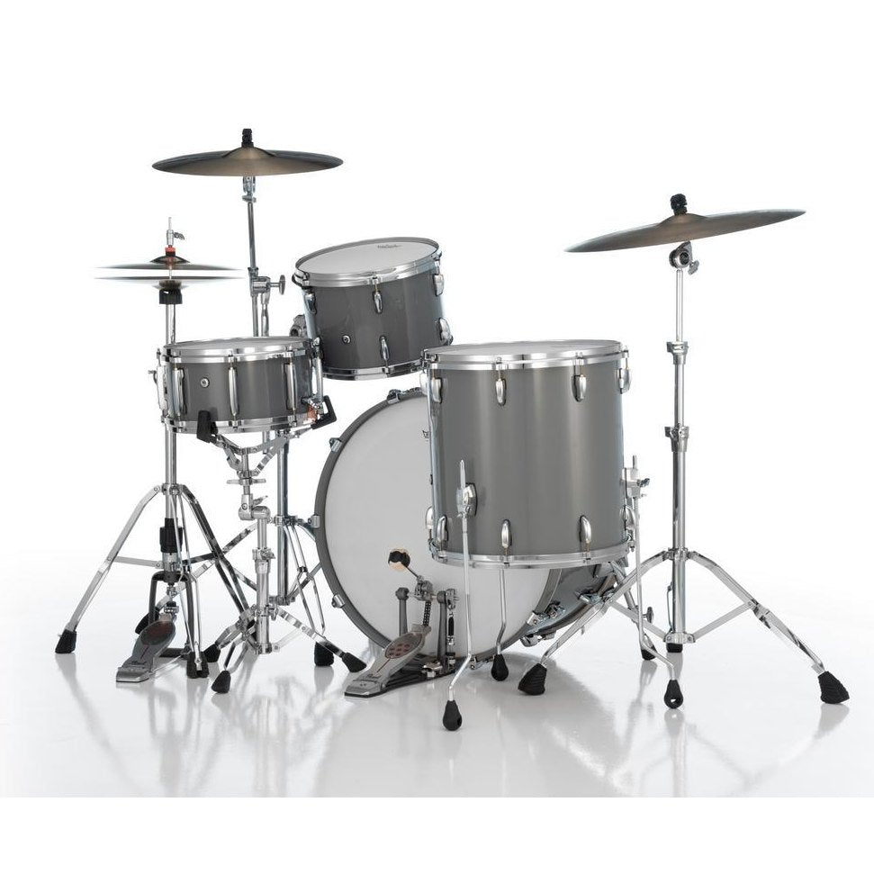 Pearl Masters Maple Pure 3pc Drum Set 24/13/16 w/L-Bracket R2 Mounts Putty Gray - Drum Center Of Portsmouth