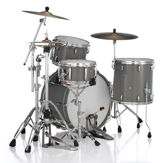 Pearl Masters Maple Pure 3pc Drum Set 24/13/16 w/L-Bracket R2 Mounts Putty Gray - Drum Center Of Portsmouth