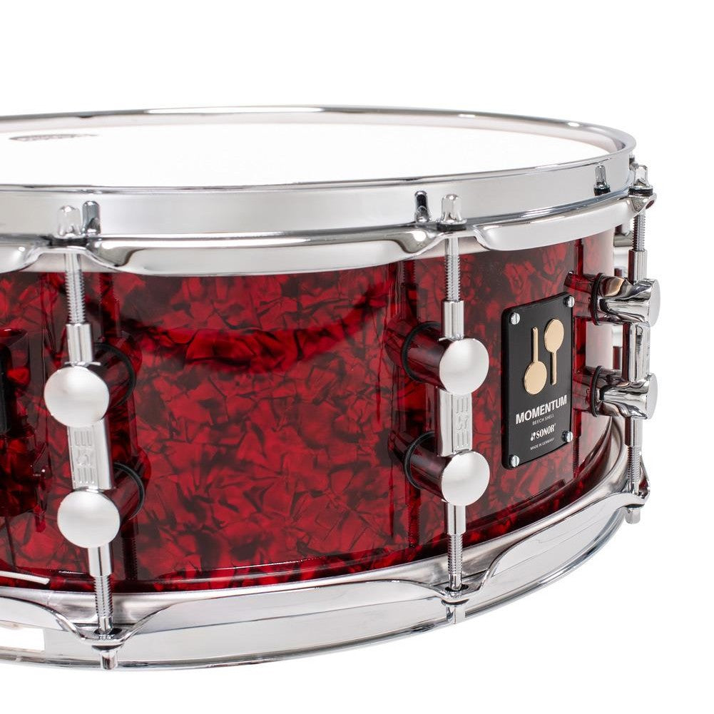 Sonor Momentum Beech Snare Drum 14x5.75 Red Pearl - Drum Center Of Portsmouth