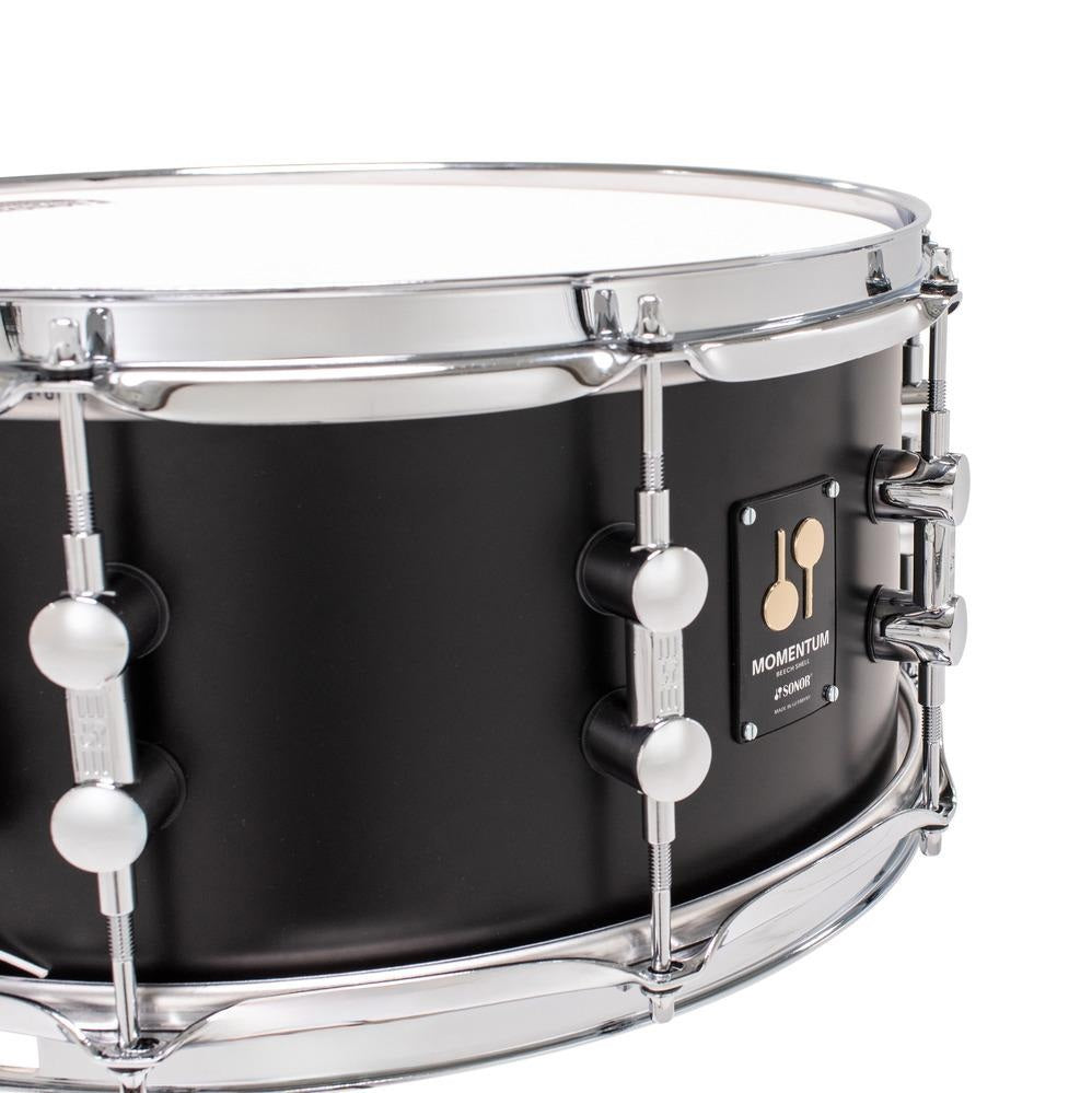 Sonor Momentum Beech Snare Drum 14x6.5 GT Black - Drum Center Of Portsmouth
