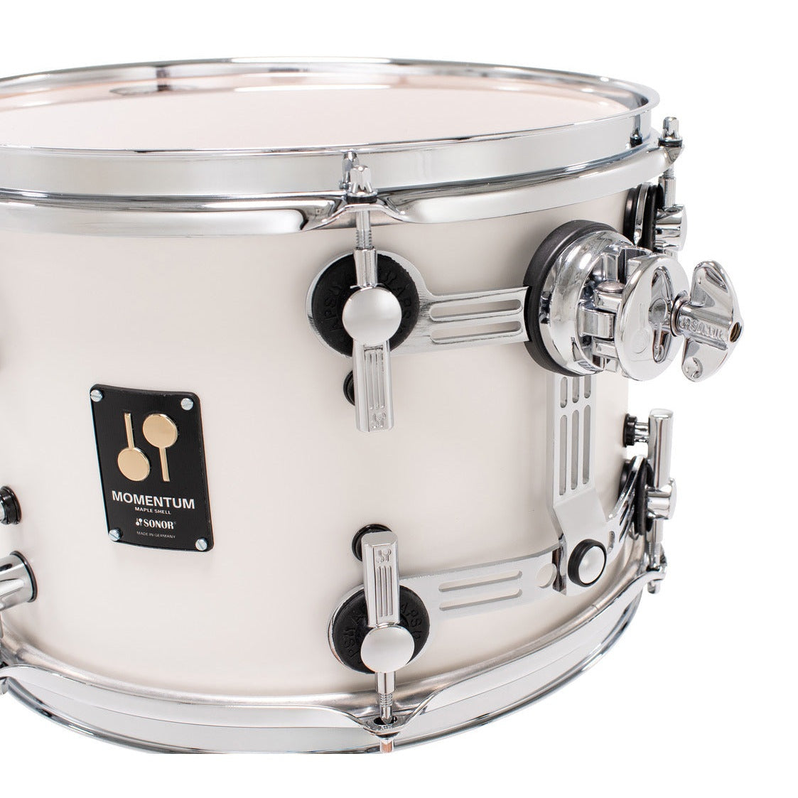 Sonor Momentum Maple Tom 12x8.5 Satin Pure White - Drum Center Of Portsmouth